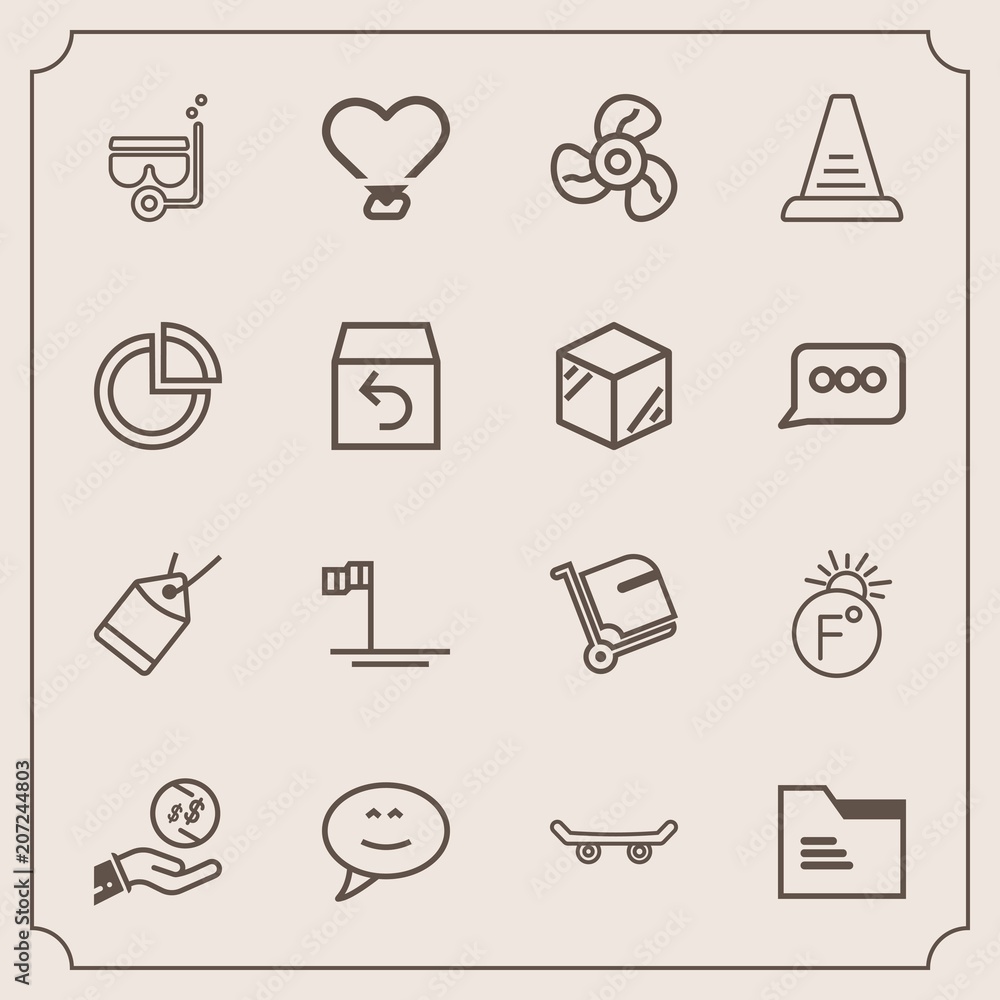 Modern, simple vector icon set with mask, fahrenheit, speech, finance, heart, baggage, paper, office, love, ocean, temperature, air, investment, electric, beach, snorkel, message, chat, board icons Modern, simple vector icon set with mask, fahrenheit, speech, finance, heart, baggage, paper, office, love, ocean, temperature, air, investment, electric, beach, snorkel, message, chat, board icons