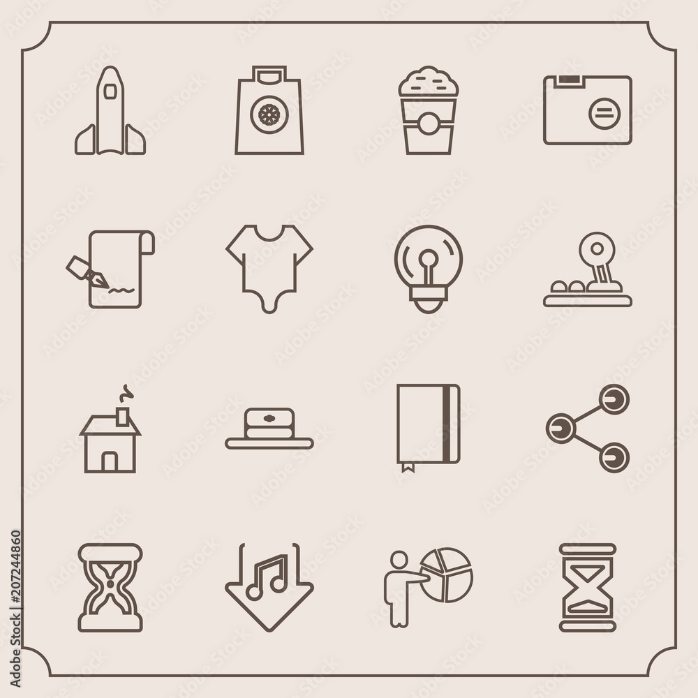 Modern, simple vector icon set with estate, page, house, shop, gift, cafe, internet, cup, notebook, clock, folder, businessman, coffee, space, head, launch, building, people, meeting, time, hat icons Modern, simple vector icon set with estate, page, house, shop, gift, cafe, internet, cup, notebook, clock, folder, businessman, coffee, space, head, launch, building, people, meeting, time, hat icons