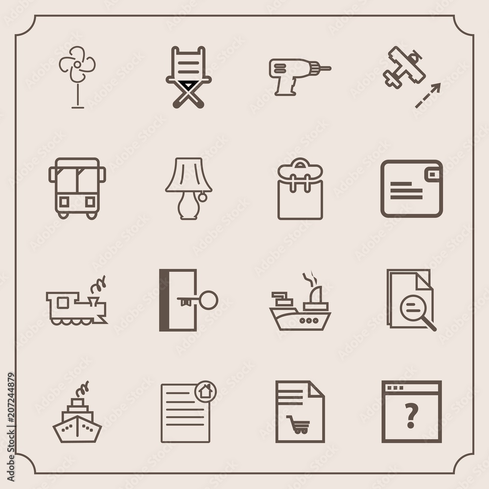 Modern, simple vector icon set with travel, list, web, unknown, machine, tool, supermarket, military, page, war, railway, door, contract, notebook, ventilator, ship, real, hand, , transportation icons Modern, simple vector icon set with travel, list, web, unknown, machine, tool, supermarket, military, page, war, railway, door, contract, notebook, ventilator, ship, real, hand, , transportation icons