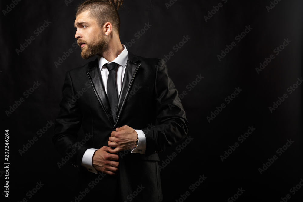 Portrait of handsome stylish man Portrait of handsome stylish man