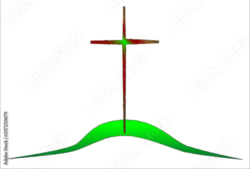 The Green Hill At Calvary