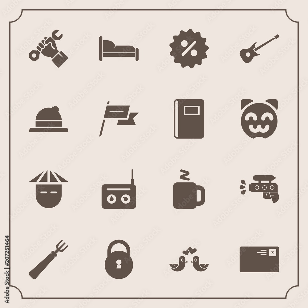 Modern, simple vector icon set with sale, game, fork, water, bird, media, furniture, helmet, asian, builder, sound, send, mail, communication, industry, equipment, hot, music, love, home, bed icons Modern, simple vector icon set with sale, game, fork, water, bird, media, furniture, helmet, asian, builder, sound, send, mail, communication, industry, equipment, hot, music, love, home, bed icons