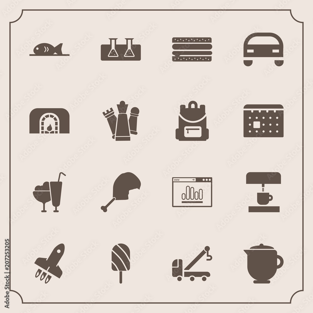 Modern, simple vector icon set with analytics, breakfast, warm, truck, summer, king, ice, bird, teapot, car, game, food, launch, burger, vehicle, christmas, snack, drink, website, hot, business icons Modern, simple vector icon set with analytics, breakfast, warm, truck, summer, king, ice, bird, teapot, car, game, food, launch, burger, vehicle, christmas, snack, drink, website, hot, business icons