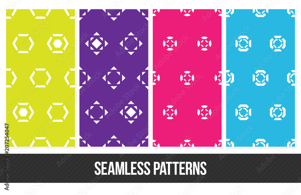 Fototapeta premium Seamless pattern. Vector background