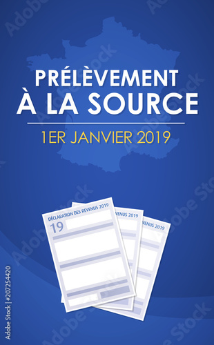 impôts - prélèvement à la source - janvier 2019