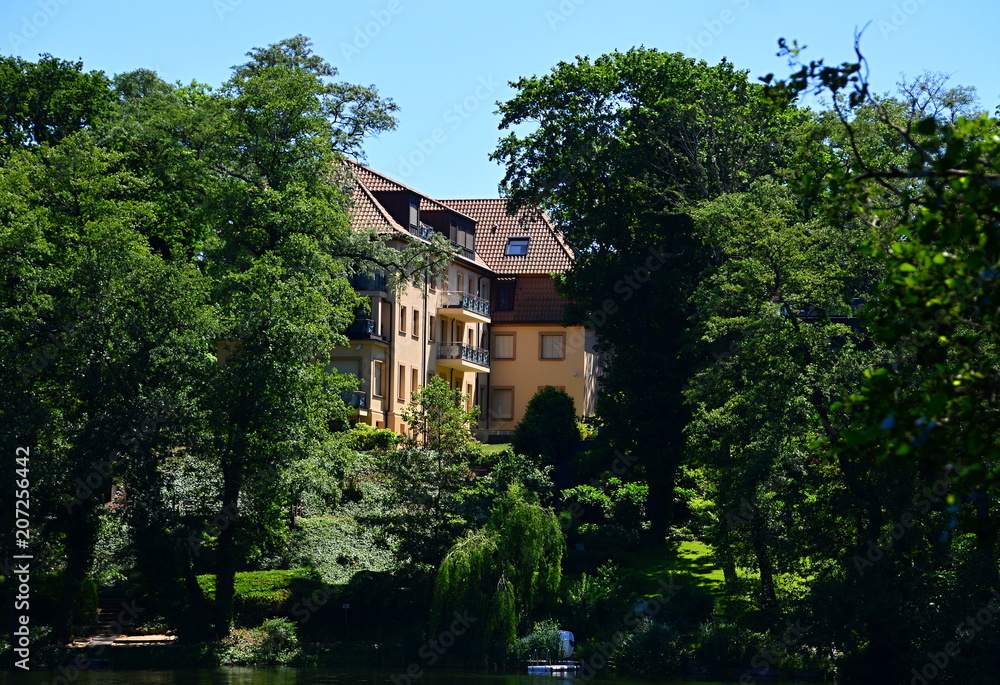 Fototapeta premium Halensee, Wilmersdorf, Berlin