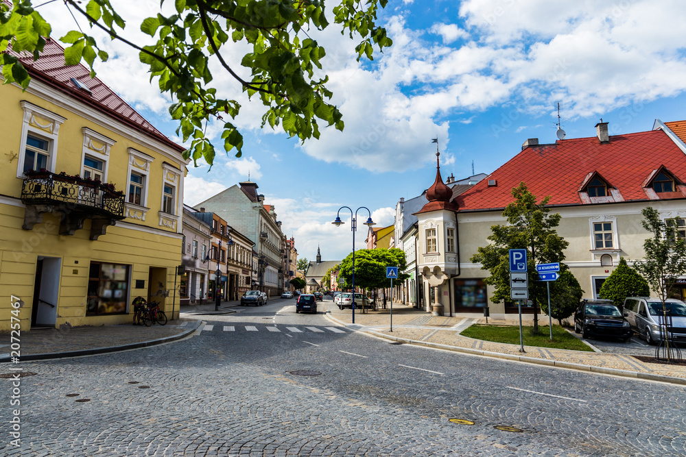 Jindrichuv Hradec. City in South Bohemian region, Czech Republic, Central Europe.