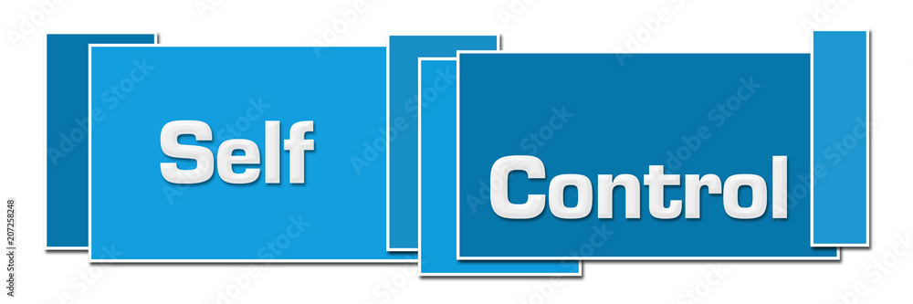 Self Control Blue Square Boxes Self Control Blue Square Boxes