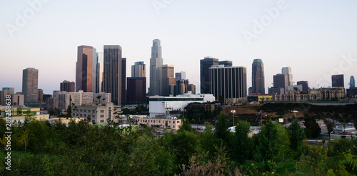 Beautiful Light Los Angeles Downtown City Skyline Urban Metropolis © Christopher Boswell