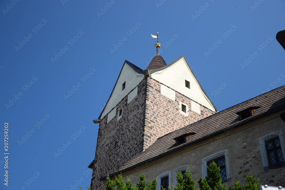 Fototapeta premium Burg in Loket, Tschechien