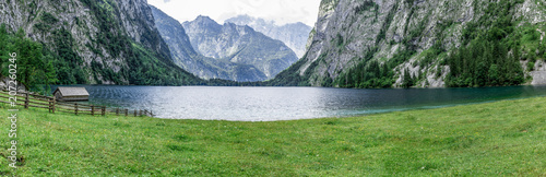 Panorama See und Berge in Bayern Obersee © LW Photography