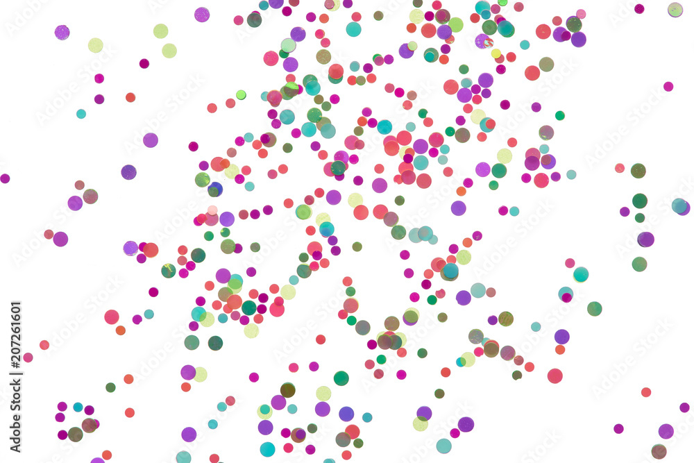 Background with multicolored dots