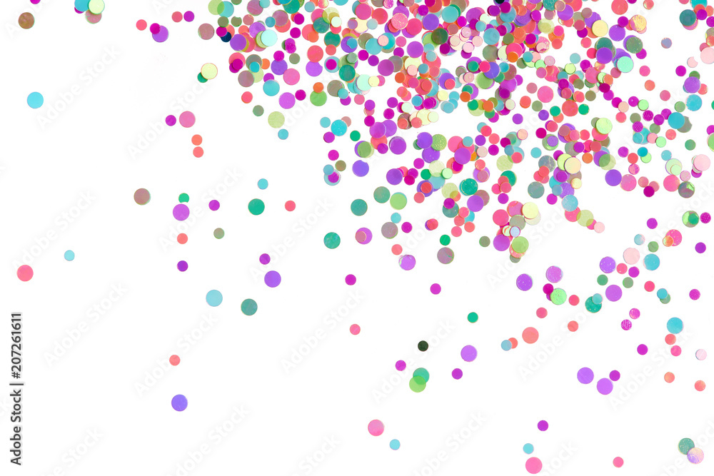 Background with multicolored dots