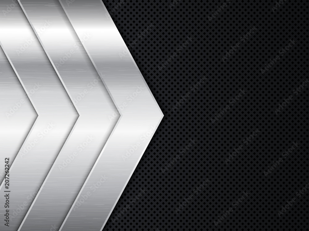 Metal texture background. Stainless steel. Vector illustration Stock