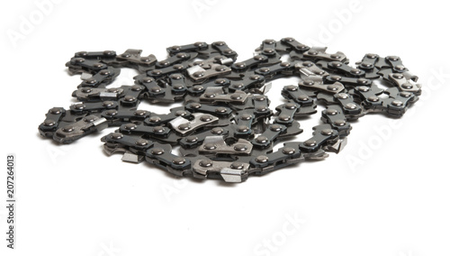 Tableau sur toile chain for electric saws isolated