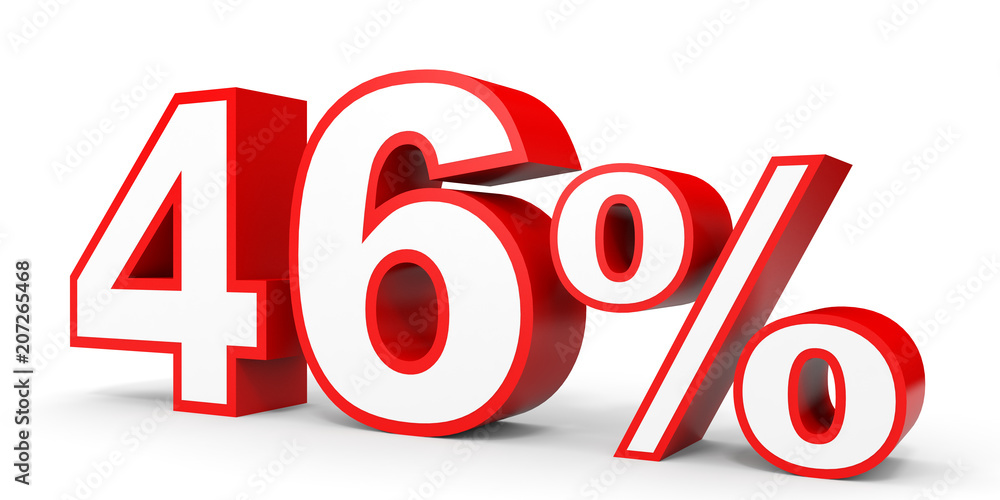 Forty six percent off. Discount 46 %. Forty six percent off. Discount 46 %.