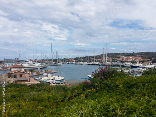 Harbor of Porto Rotondo, Italy