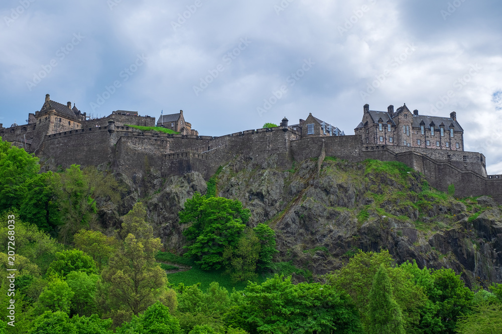 Das Schloss von Edinburgh/Schottland