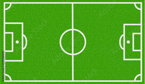 Campo de fútbol de hierva. 