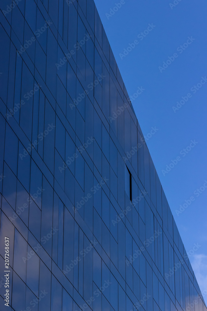 abstract office building open window abstract office building open window