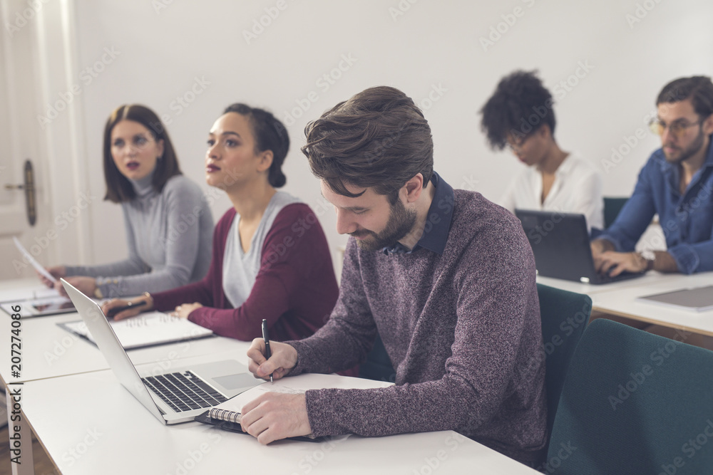 University Students in Class University Students in Class
