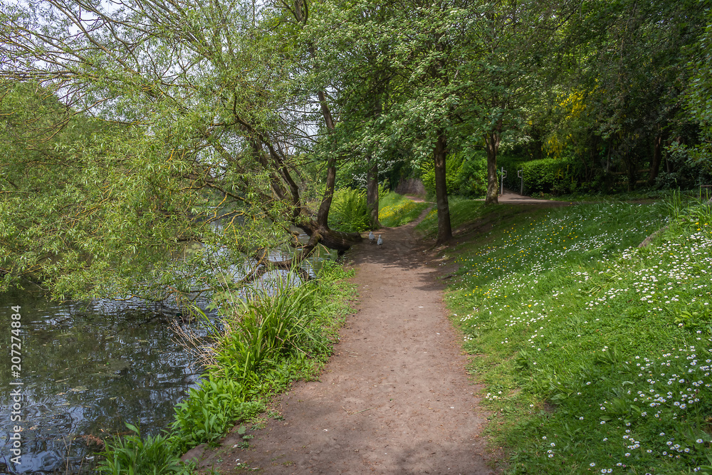 lakeside path