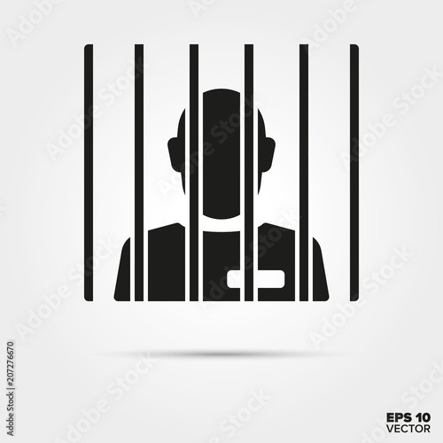 Prisoner vector icon