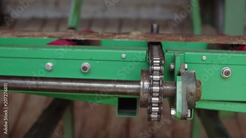 Sawmill - Process Of Woodworking - Sorting Beams