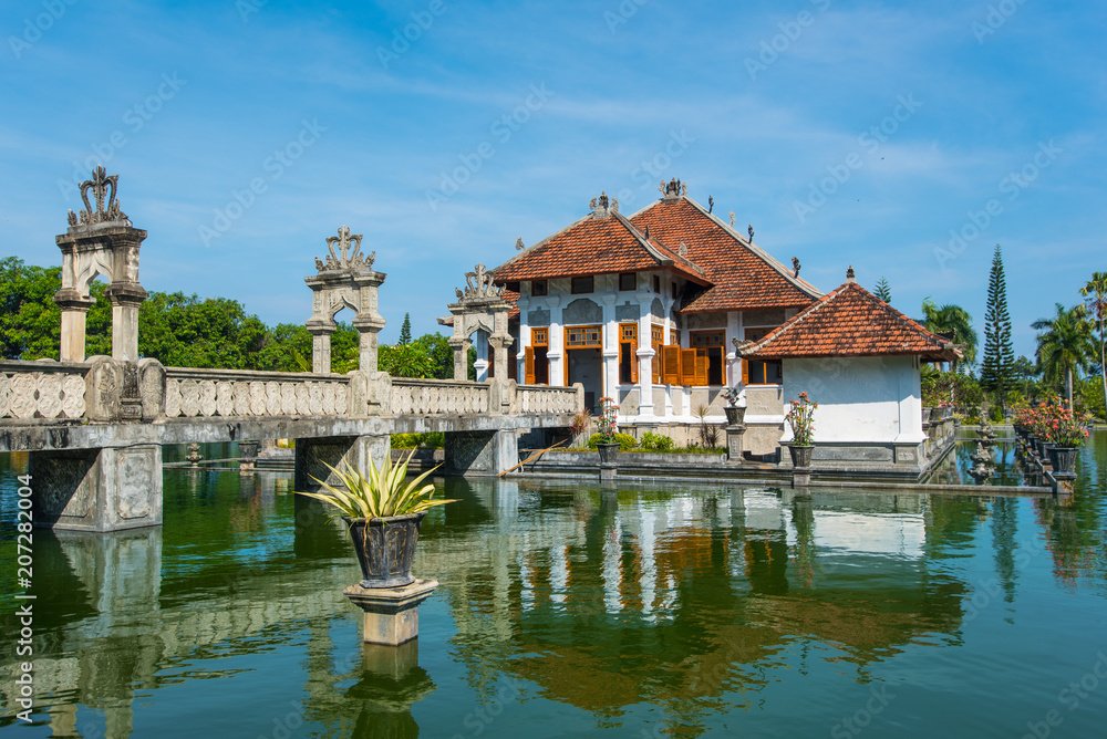 Taman Ujung Water Palace scenery in Bali,Indonesia
