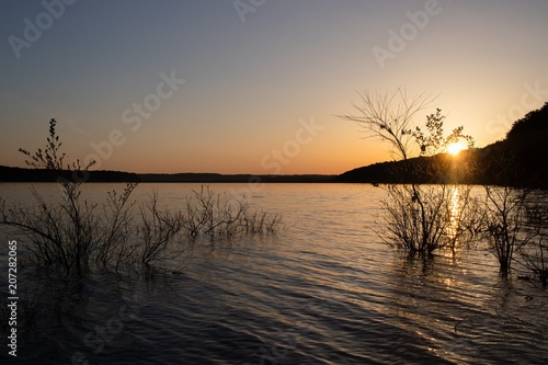 Wallpaper Mural Sunset On The Water Torontodigital.ca