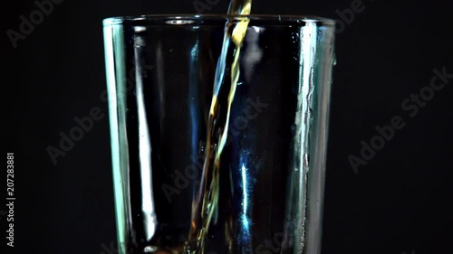 Glass with drink - Slow 120fps