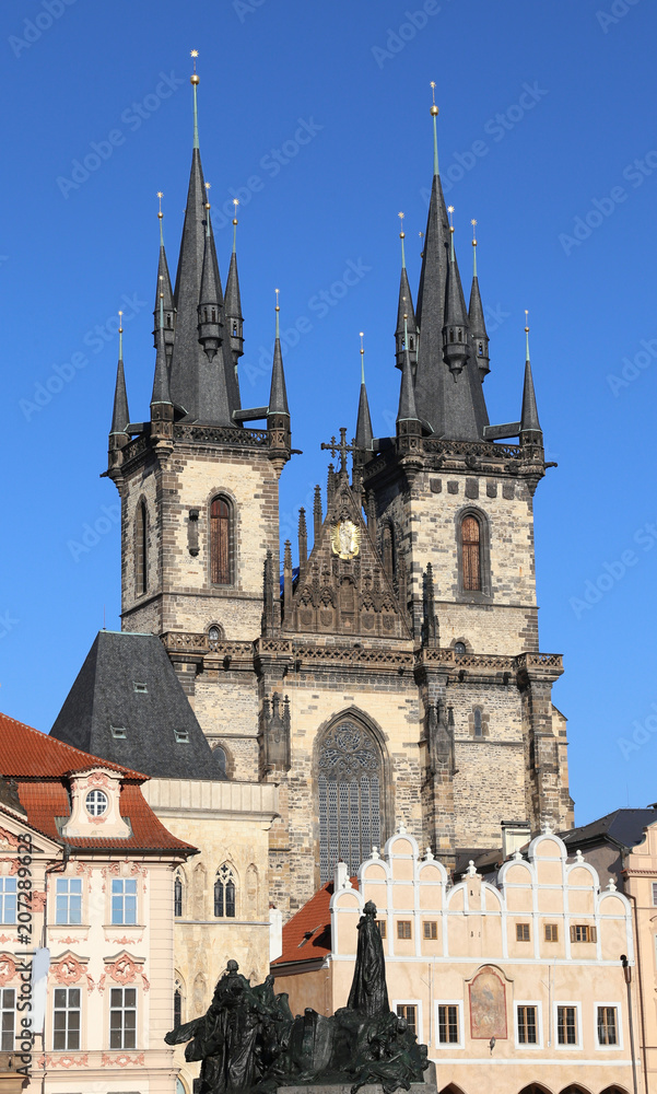 Church of Our LAdy BEfore Tyn in Prague Czech Republic