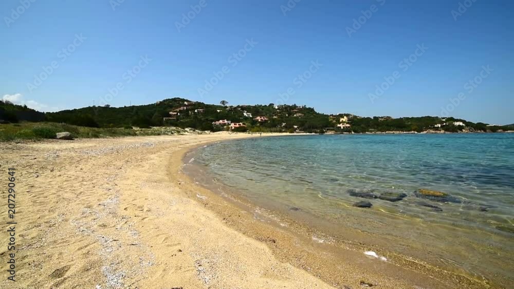 Rocks and sand in Cala Girgolu, Sardinia Rocks and sand in Cala Girgolu, Sardinia