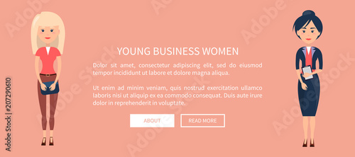 Young Business Woman Isolated on Pink Backdrop