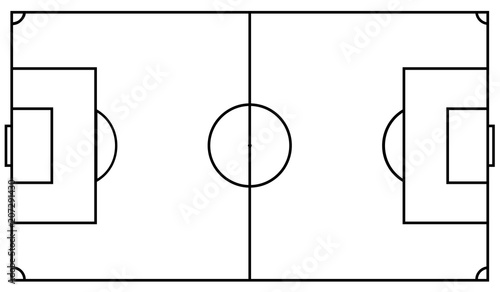 Football field. Vector illustration eps 10