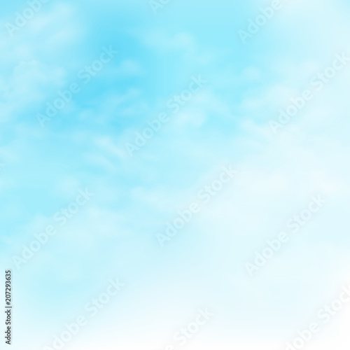 Picture of clouds on the blue sky background.