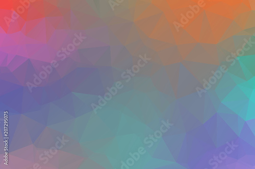 low poly style gradient illustration graphic background.