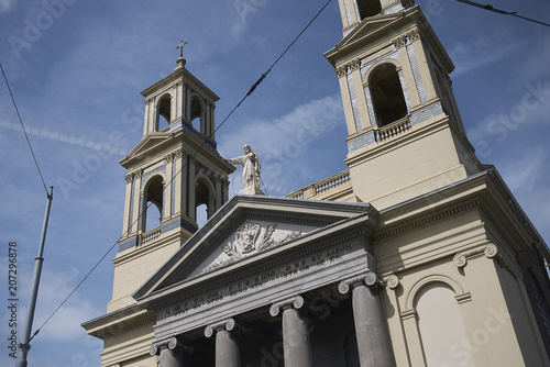 Photography Amsterdam, Netherlands - May 17, 2018: View of Portuguese Synagogue