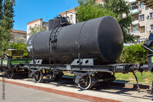 Old Soviet train of the Second World War