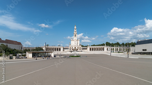 Sanctuary of Fatima, Portugal. An important Marian Shrines and pilgrimage location in the world for Catholics