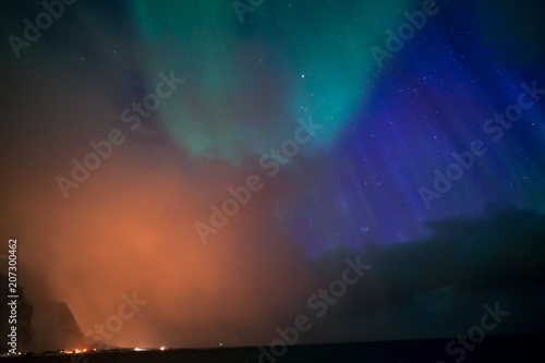 Aurora        in Skaftafell  iceland