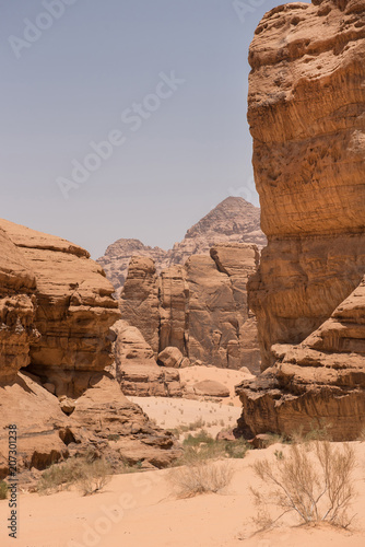 Burrah canyon. Wadi Rum desert  Jordan