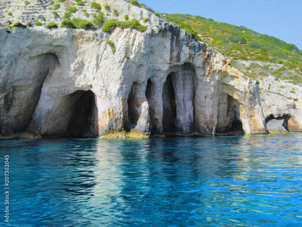 Beautiful cliffs by the sea - Blue Caves