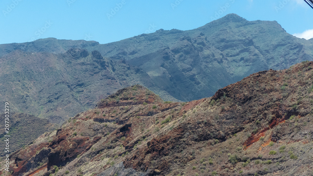 Fototapeta premium Volcanic Mountain Range