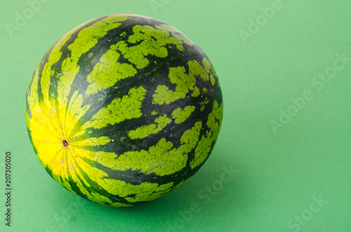 Watermelon mini on bright background