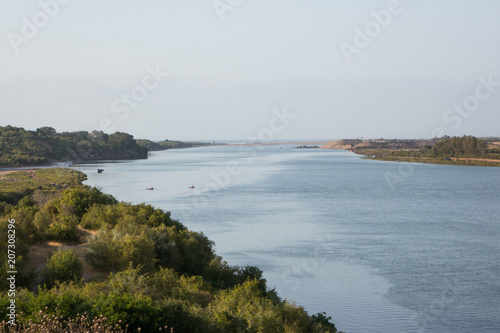Wallpaper Mural Azemmour, Morocco - 17 May 2018 : scenic view of Oum Rabiaa river Torontodigital.ca