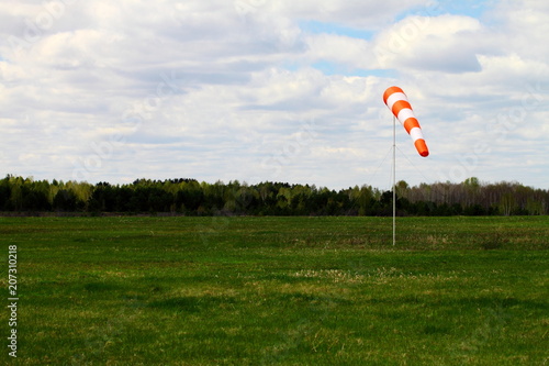 wind indicator at the airport