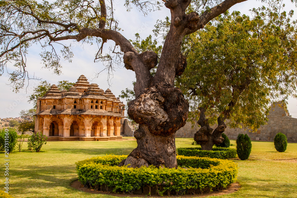 Karnataka, Hampi, India, ruins of the city of Vijayanagar