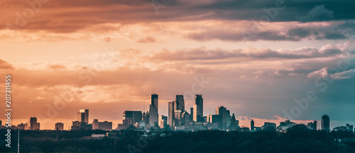 Minneapolis Sunset  photo