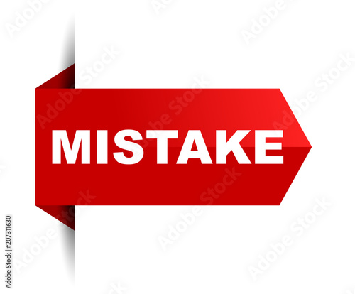 banner mistake